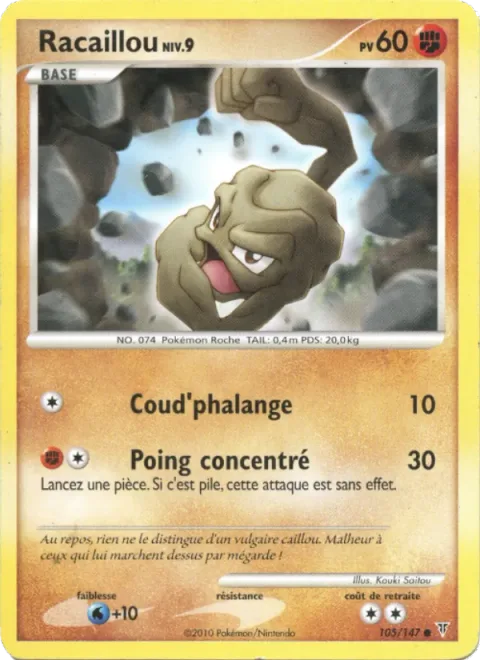 Geodude Lv.9 [Knuckle Punch | Focus Fist]