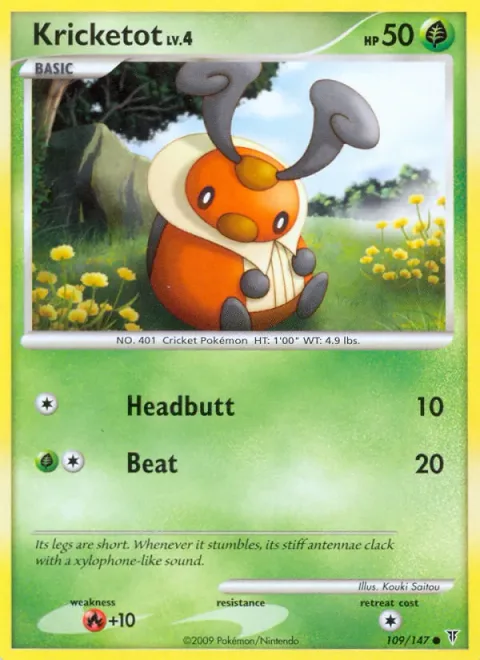 Kricketot Lv.4 [Headbutt | Beat]