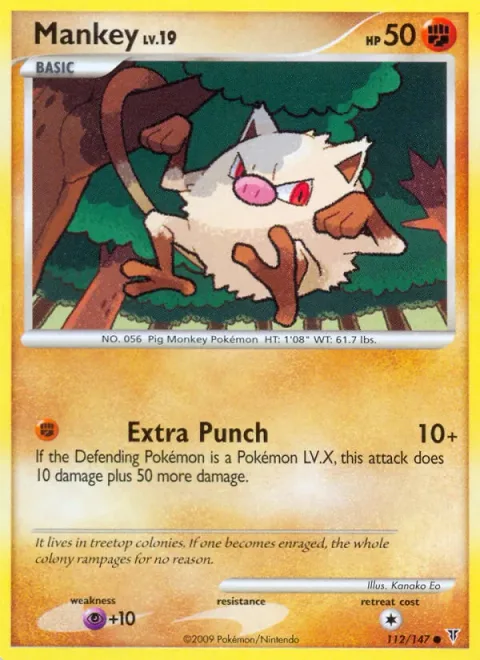 Mankey Lv.19 [Extra Punch]