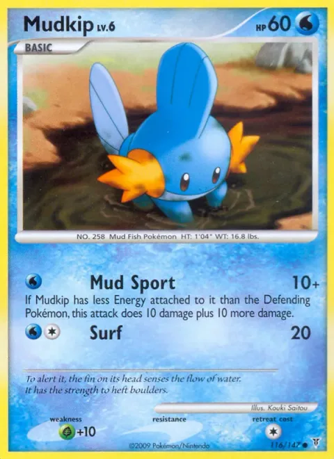 Mudkip Lv.6 [Mud Sport | Surf]