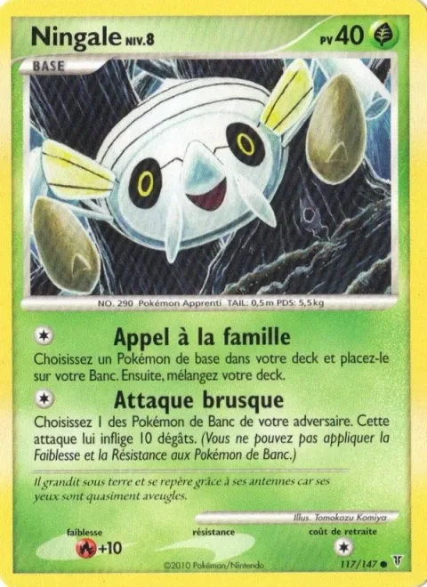 Nincada Lv.8 [Call for Family | Dash Attack]
