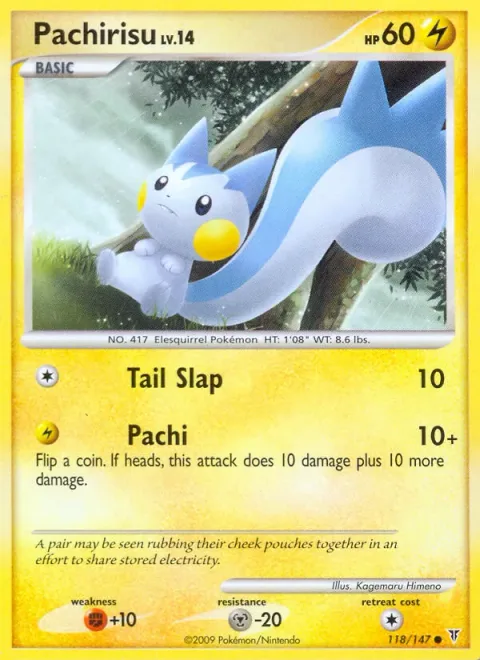 Pachirisu Lv.14 [Tail Slap | Pachi]