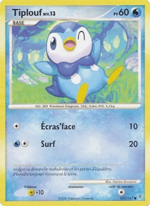 Piplup Lv.13 [Pound | Surf]