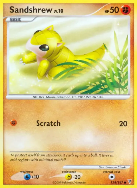 Sandshrew Lv.10 [Scratch]