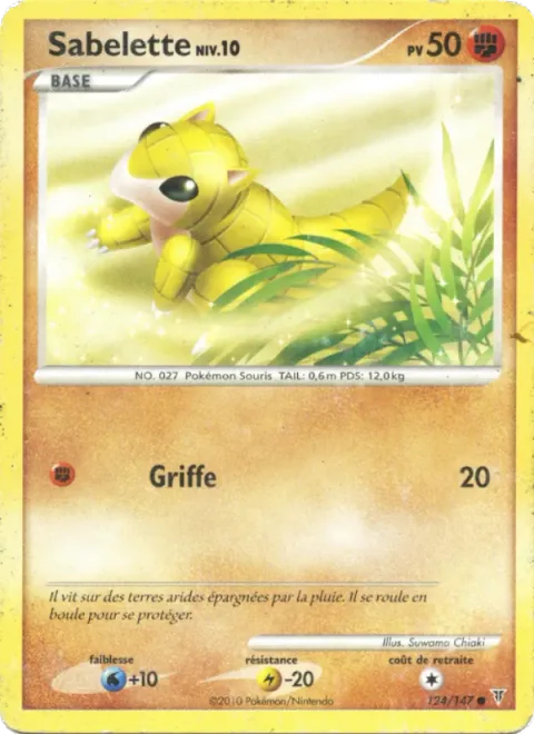 Sandshrew Lv.10 [Scratch]