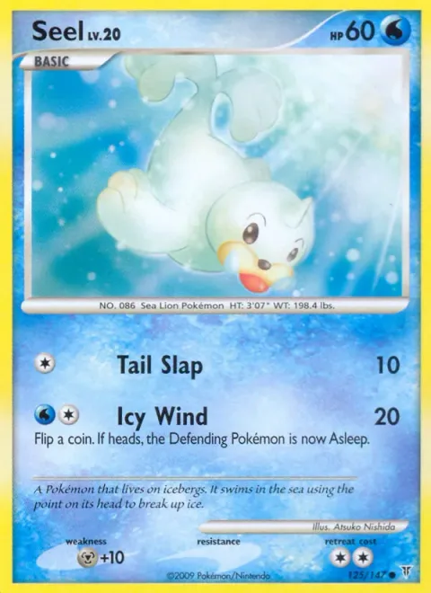 Seel Lv.20 [Tail Slap | Icy Wind]