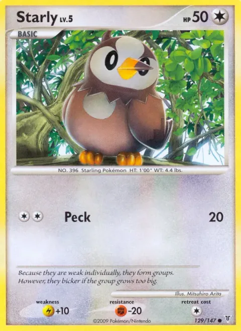 Starly Lv.5 [Peck]