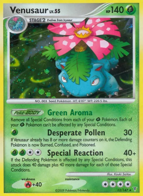 Venusaur Lv.55 [Green Aroma | Desperate Pollen | Special Reaction]