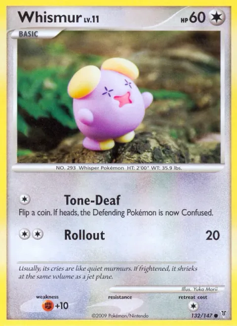Whismur Lv.11 [Tone-Deaf | Rollout]