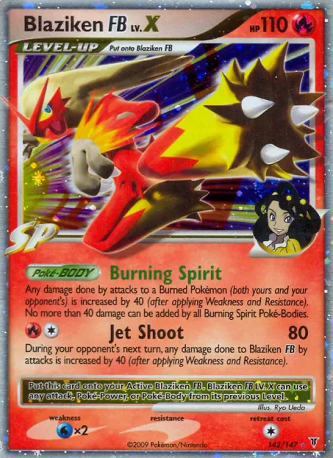 Blaziken [FB] LV.X [Burning Spirit | Jet Shoot]