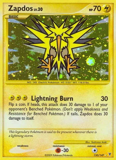 Zapdos Lv.30 [Lightning Burn]