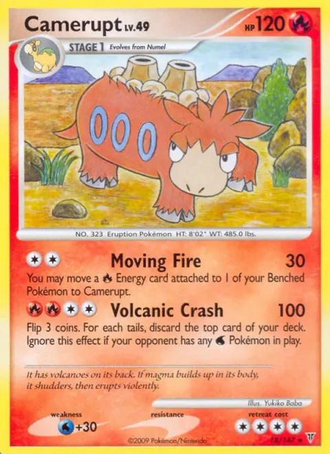 Camerupt Lv.49 [Moving Fire | Volcanic Crush]