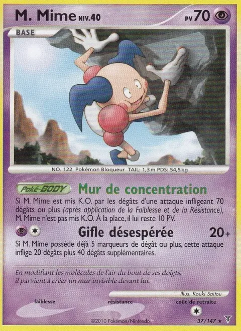 Mr. Mime Lv.40 [Focus Wall | Desperate Slap]