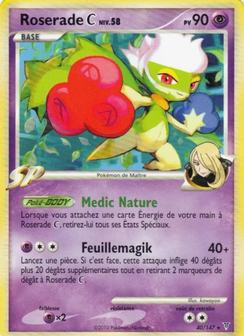 Roserade [C] Lv.58 [Natural Cure | Magical Leaf]