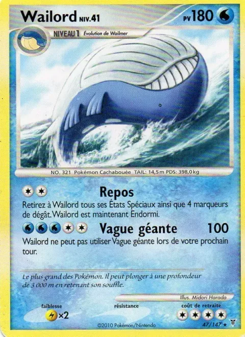 Wailord Lv.41 [Rest | Giant Wave]
