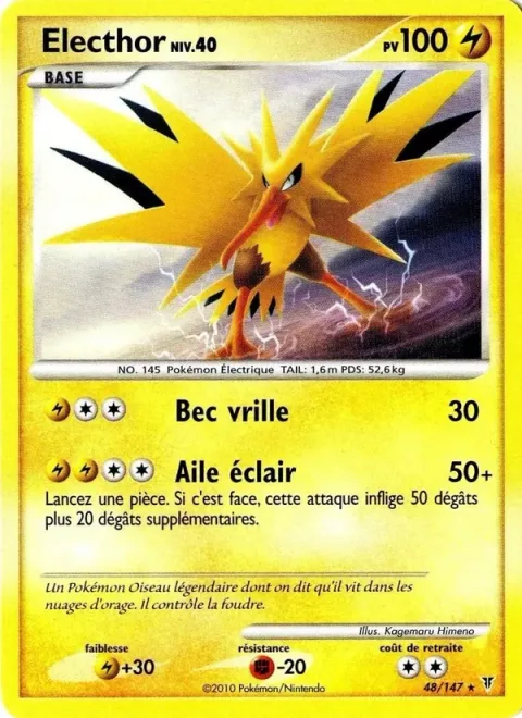 Zapdos Lv.40 [Drill Peck | Lightning Wind]