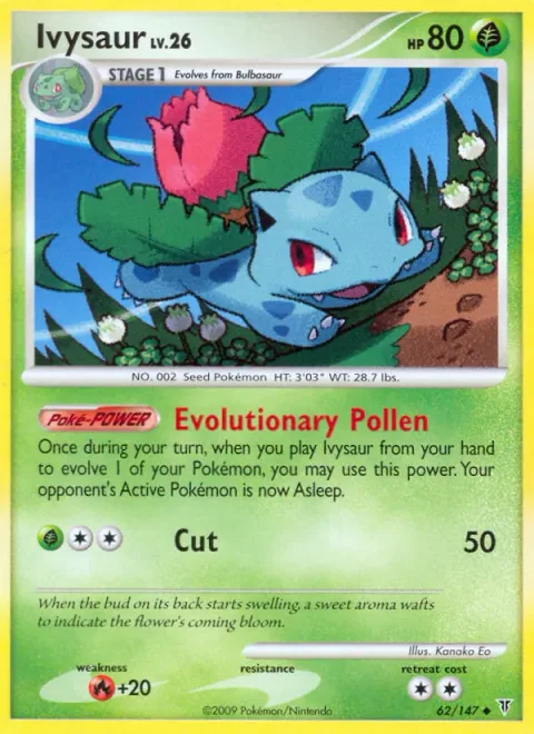 Ivysaur Lv.26 [Evolutionary Pollen | Cut]