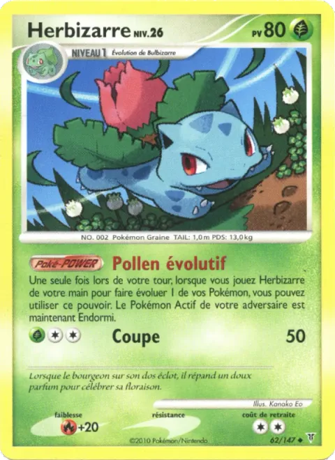 Ivysaur Lv.26 [Evolutionary Pollen | Cut]