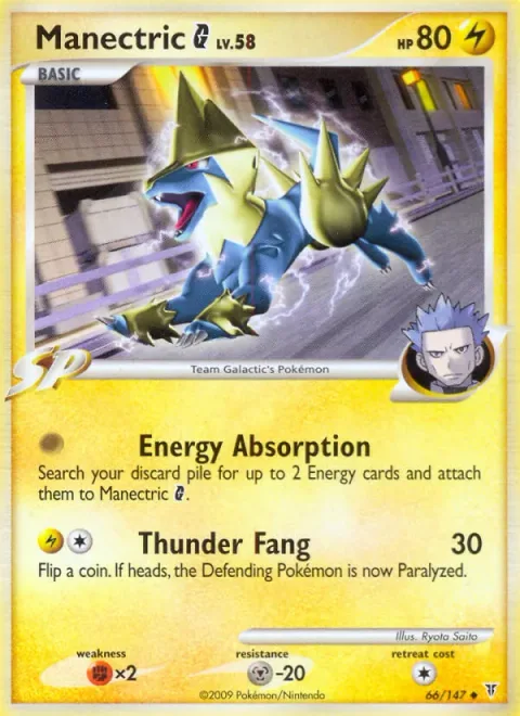 Manectric [G] Lv.58 [Energy Absorption | Thunder Fang]
