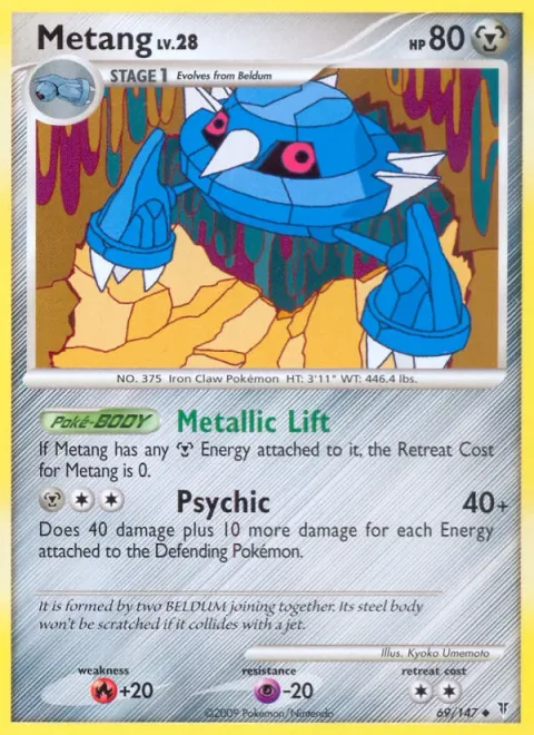 Metang Lv.28 [Metallic Lift | Psychic]