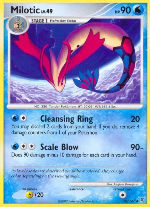 Milotic Lv.49 [Cleansing Ring | Scale Blow]