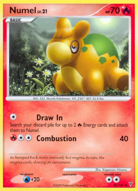 Numel Lv.21 [Draw In | Combustion]