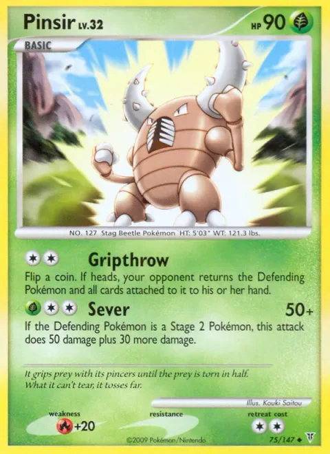Pinsir Lv.32 [Gripthrow | Sever]