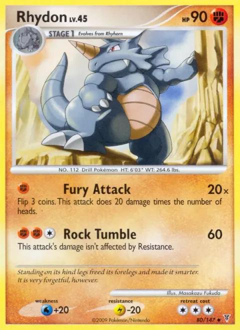 Rhydon Lv.45 [Fury Attack | Rock Tumble]