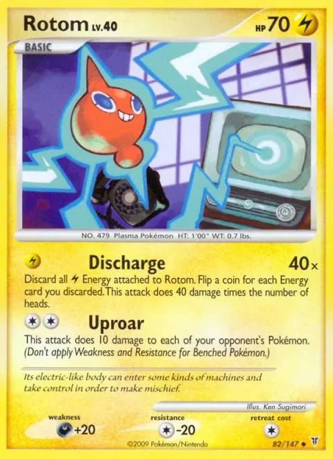 Rotom Lv.40 [Discharge | Uproar]