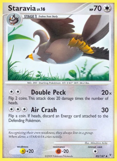 Staravia Lv.16 [Double Peck | Air Crash]