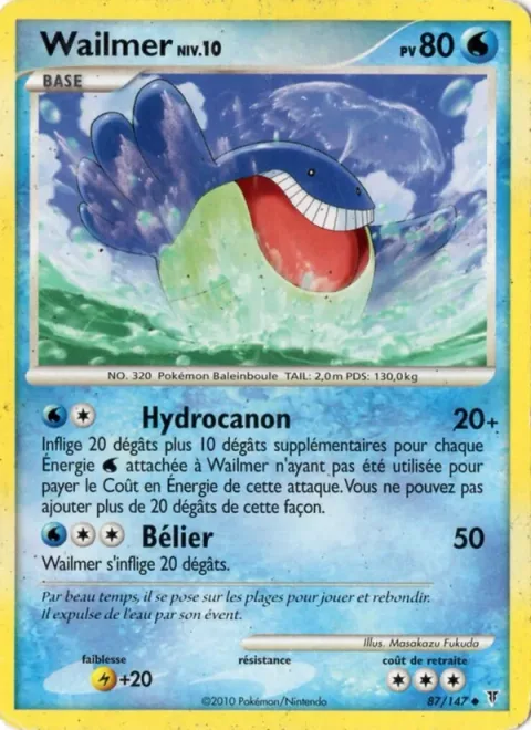 Wailmer Lv.10 [Hydro Pump | Take Down]