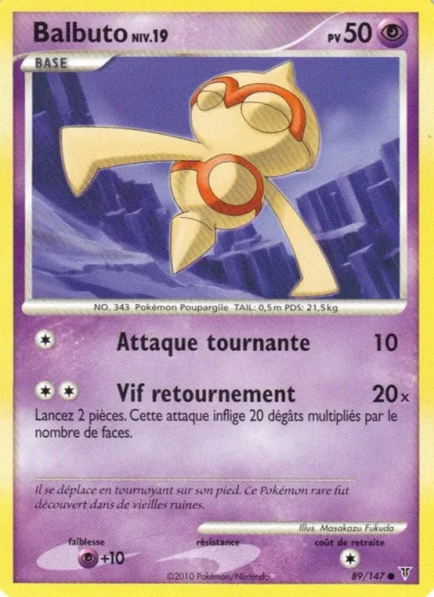 Baltoy Lv.19 [Spinning Attack | Quick Turn]