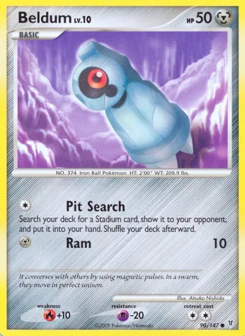 Beldum Lv.10 [Pit Search | Ram]