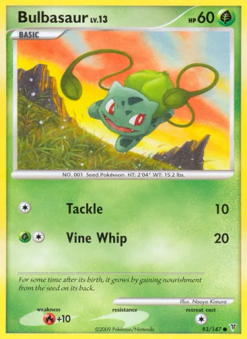 Bulbasaur Lv.13 [Tackle | Vine Whip]