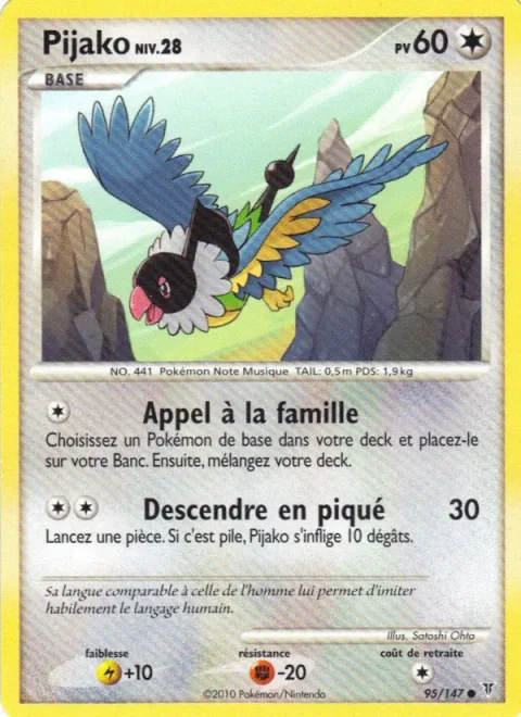 Chatot Lv.28 [Call for Family | Nosedive]