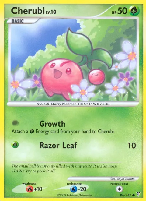 Cherubi Lv.10 [Growth | Razor Leaf]