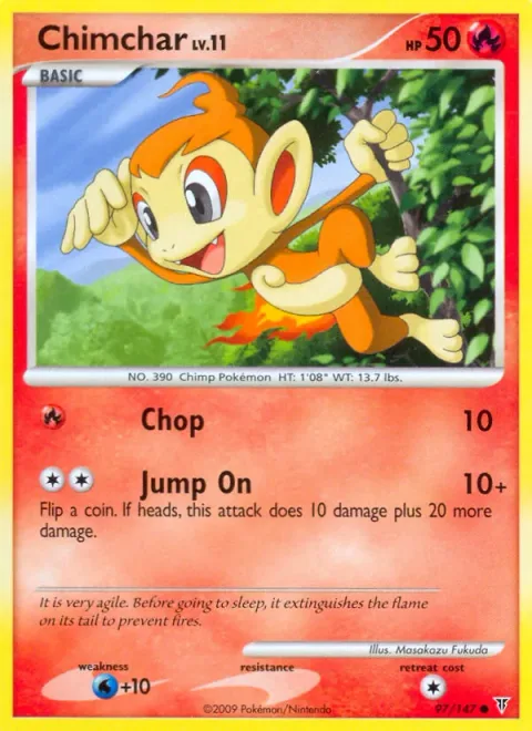 Chimchar Lv.11 [Chop | Jump On]