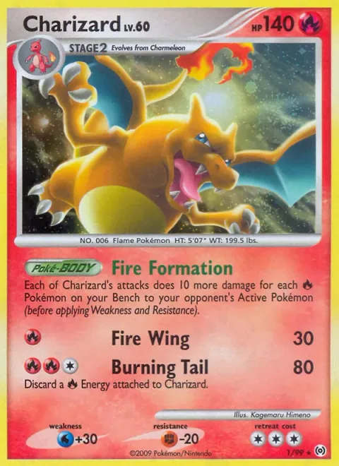 Charizard Lv.60 [Fire Formation | Fire Wing | Burning Tail]
