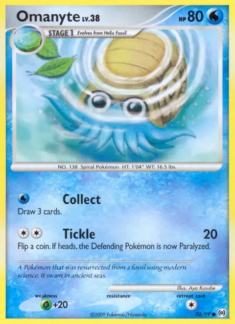 Omanyte Lv.38 [Collect | Tickle]