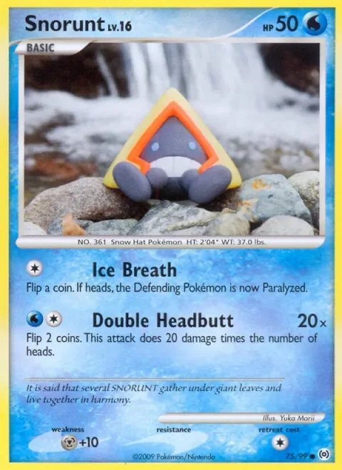 Snorunt Lv.16 [Ice Breath | Double Headbutt]
