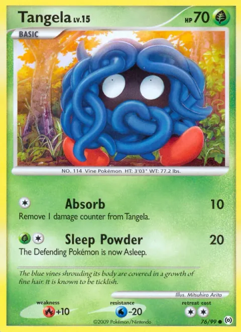 Tangela Lv.15 [Absorb | Sleep Powder]