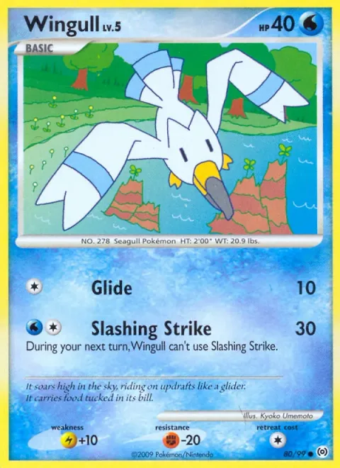 Wingull Lv.5 [Glide | Slashing Strike]