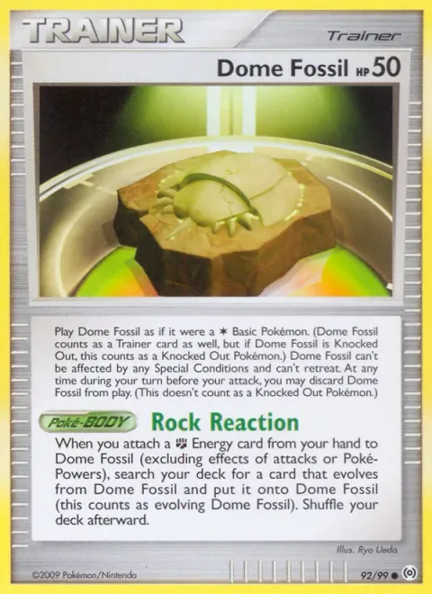 Dome Fossil [Rock Reaction]