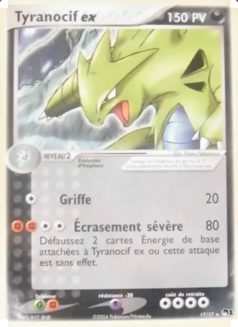 Tyranitar ex [Scratch | Critical Crush]