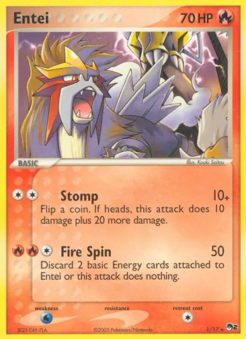 Entei [Stomp | Fire Spin]