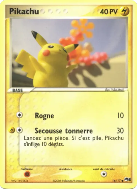 Pikachu [Gnaw | Thunder Jolt]