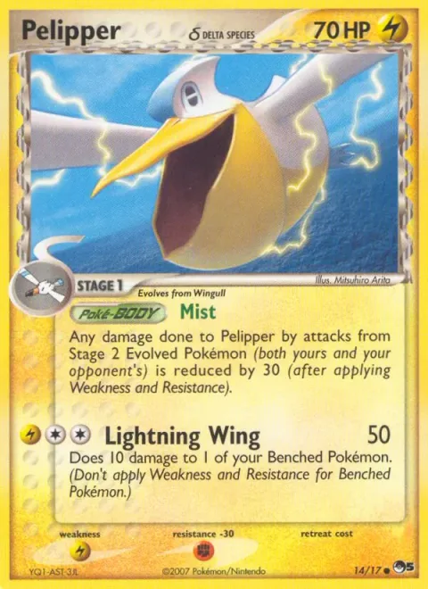 Pelipper δ Delta Species [Mist | Lightning Wing]