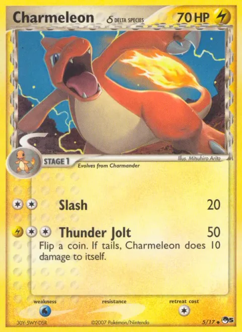 Charmeleon δ Delta Species [Slash | Thunder Jolt]
