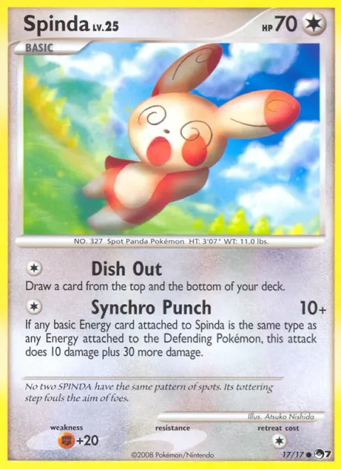 Spinda Lv.25 [Dish Out | Synchro Punch]