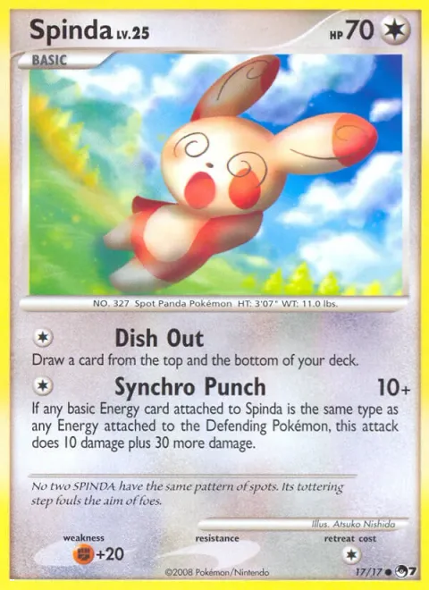 Spinda Lv.25 [Dish Out | Synchro Punch]